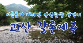 2021년 한국관광공사, 올여름 가볼만한 국내 '비대면 안심 여행지' 갈론계곡