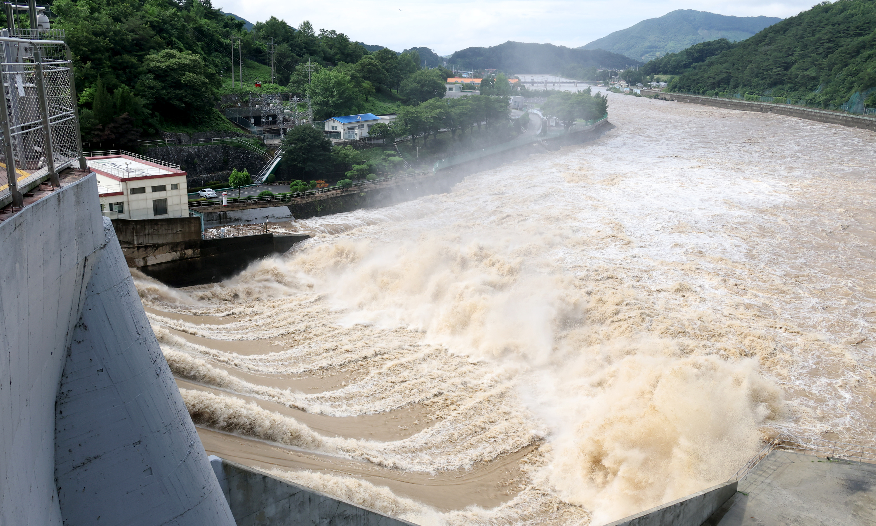 괴산군 호우상황 현장점검(괴산댐,불정강수욕장)(2026.07.09) 이미지5
