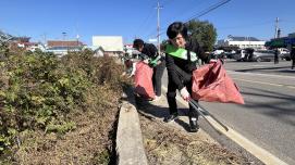 괴산군귀농귀촌협의회 청안면지회, ‘환경정화 줍킹’ 실시