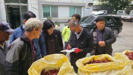 괴산군 건고추 수매현장