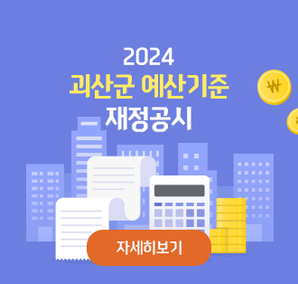 2024 괴산군 예산기준 재정공시
자세히보기